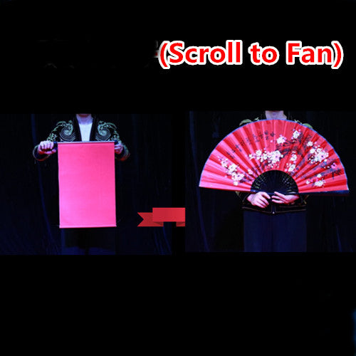 Scroll to Fan -- Close Up Trick Magic, Stage Magic-New Arrival