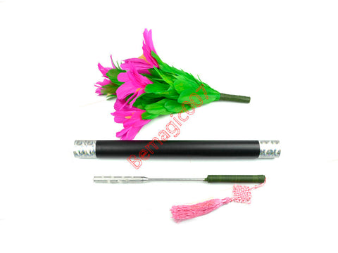 Fire Cane To Flower-- Close Up Trick Magic, Stage Magic-New Arrival