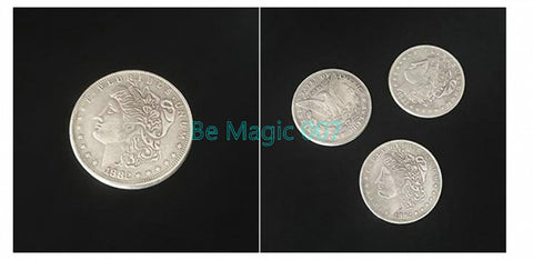 Super Triple Coin (Morgan Dollar - Coin&Money Magic