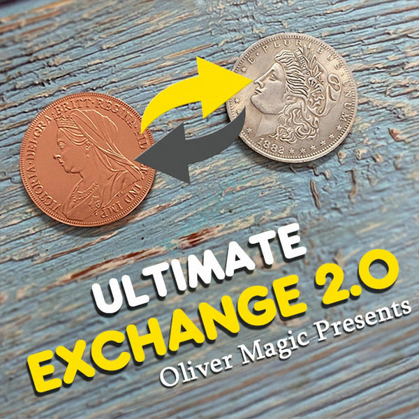 Ultimate Exchange 2.0 -- Coin Trick Magic-New Arrival