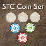 STC Coin Set -- Coin Trick Magic-New Arrival