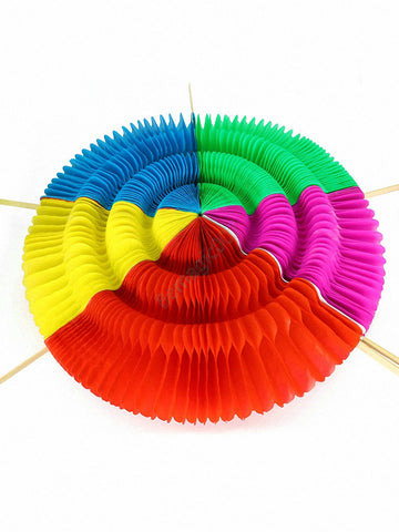 Appearing Large Rainbow Fan(60cm)  -- Stage Magic