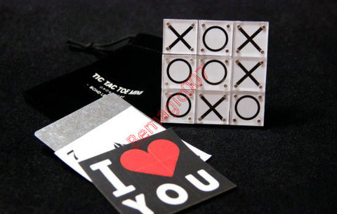 Tic Tac Toe Mini -- Close Up Trick Magic-New Arrival